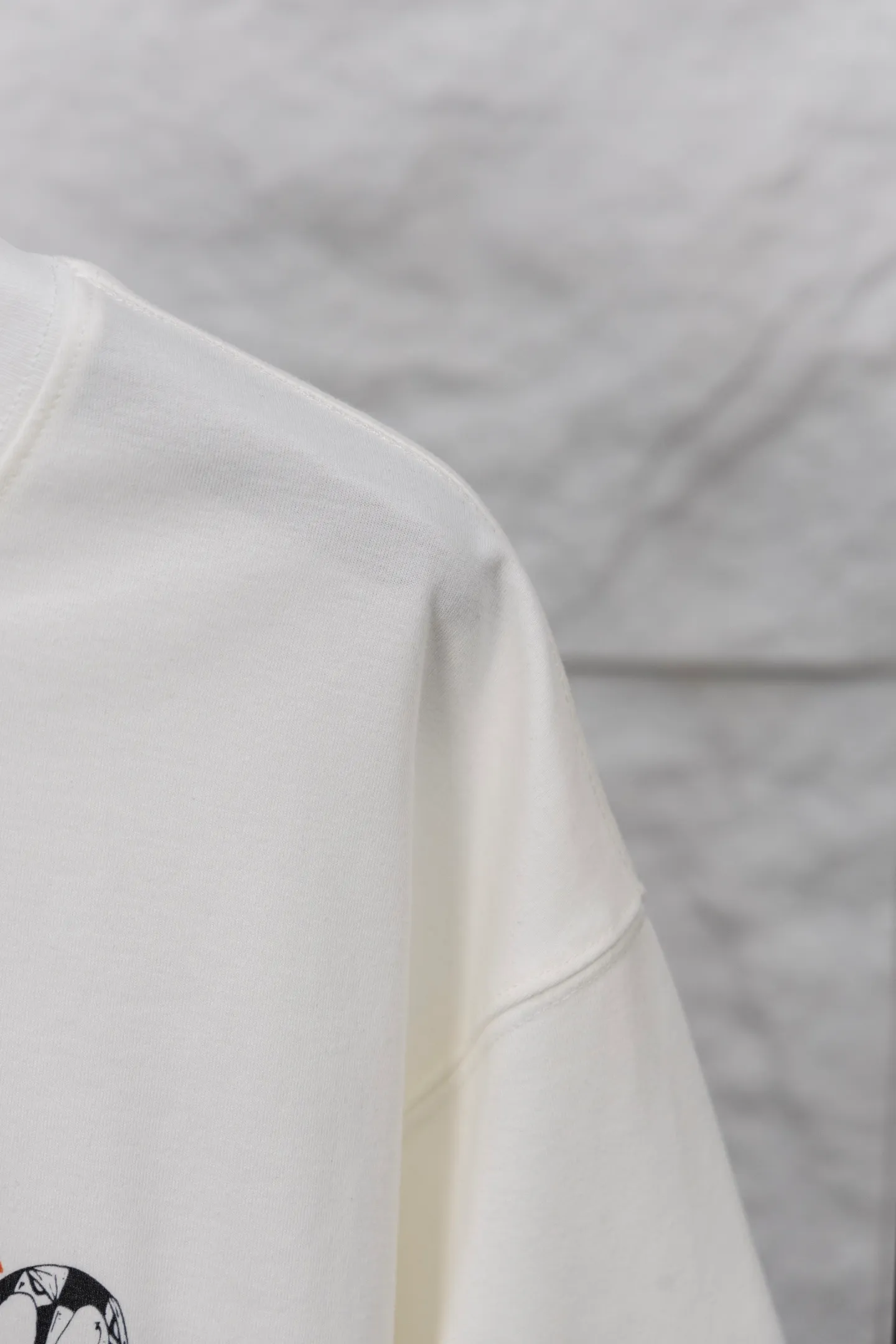 P210 Style No./F039 Chrome Hearts double-sided logo jacquard round neck half-sleeved T-shirt Customized fabric Digital direct printing Weight 280g Loose version Very suitable for summer color matching Unisex Fabric: 280g Version: OS version Color: White
